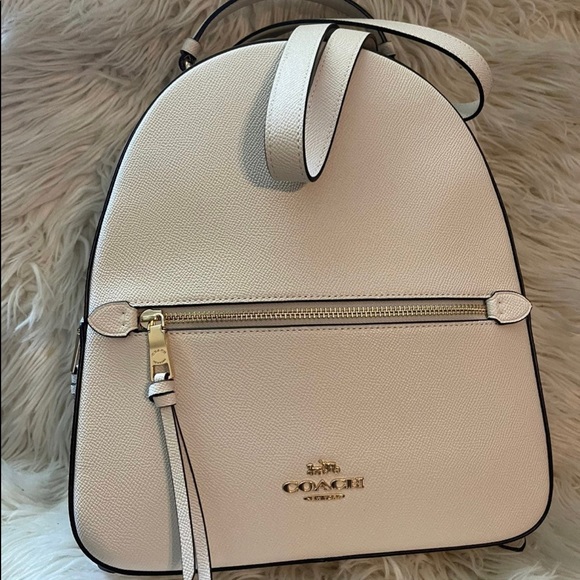Signature Jordyn backpack white/kaki Coach Brand - Picture 2 of 6